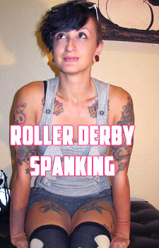 Spanking Roller Derby Girls